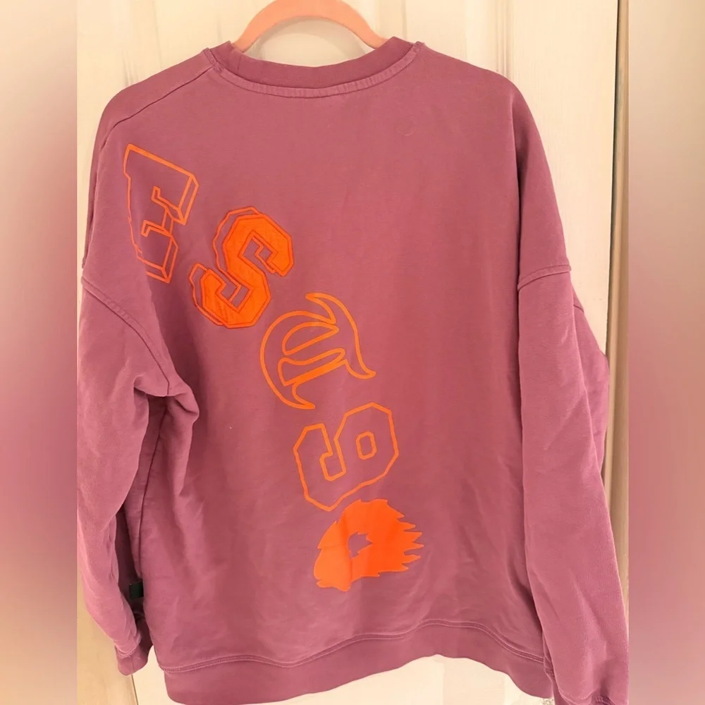 Men’s purple and orange Zara sweater pull over - Picture 4 of 5